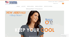 Desktop Screenshot of nationalscrubs.com