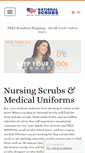 Mobile Screenshot of nationalscrubs.com
